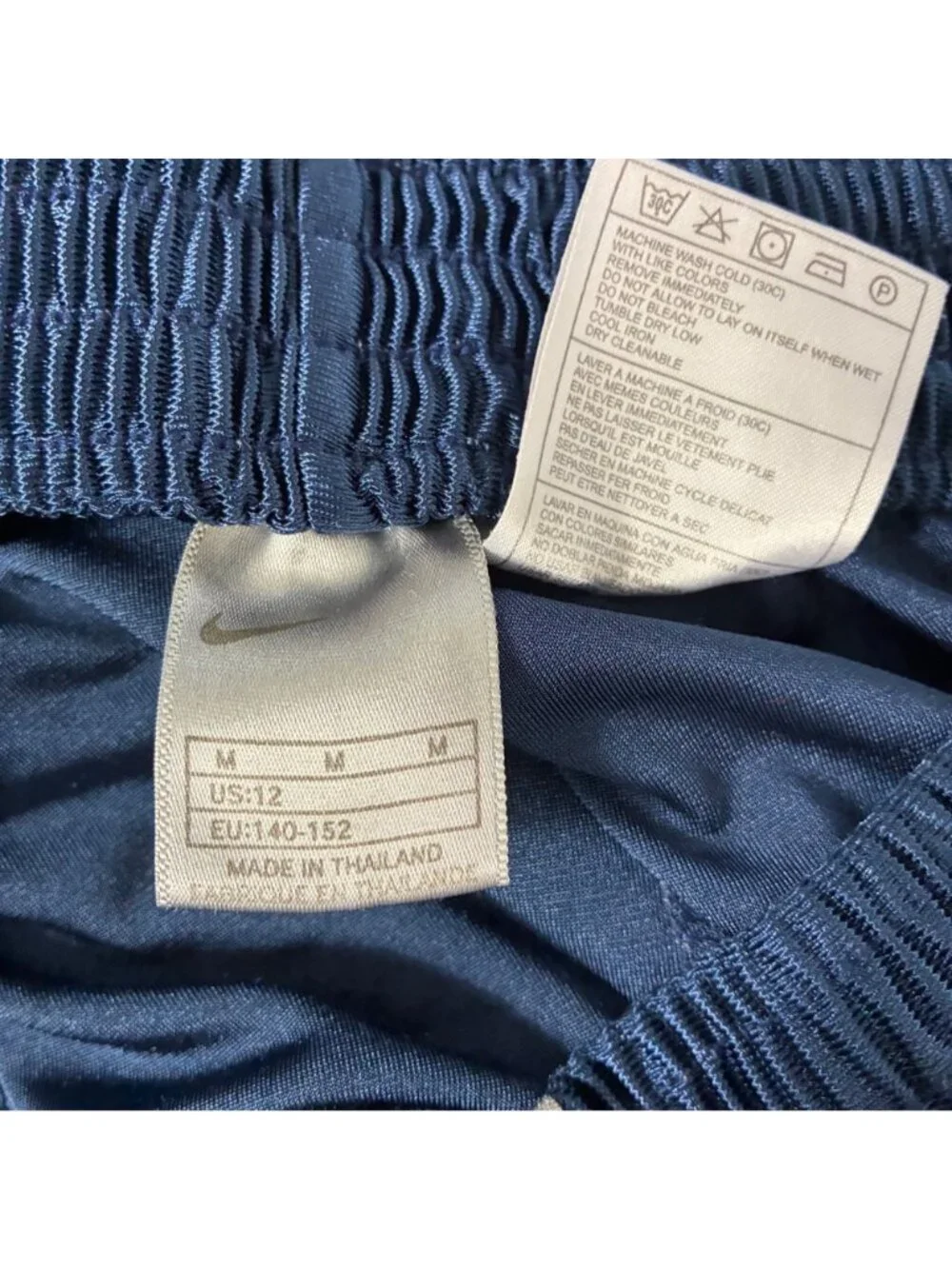 VTG 90’s/Y2K Nike Dazzle Tear Away Basketball Track Pants Blue Sz Medium